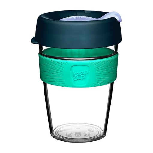 KeepCups Clear Reusable Cups Eventide 12oz (CZ744)