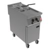 Falcon F900 Twin Pan Twin Basket Electric Fryer on Castors E9342 (FA511)