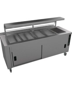 Falcon Chieftain 5 Well Heated Servery Counter with Trayslide HS5 (GM193)