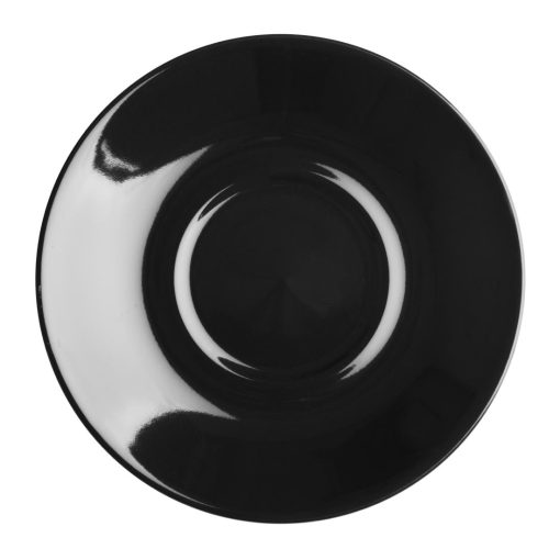 Olympia Cafe Saucer Black Pack of 12 (CU956)