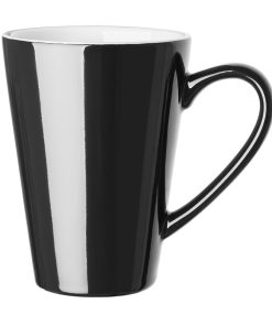 Olympia Cafe Latte Cup Black - 340ml 11-5fl oz Pack of 12 (CU957)