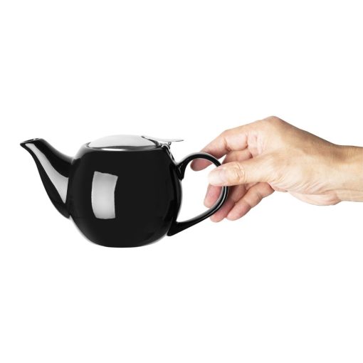 Olympia Cafe Teapot Black (CU958)