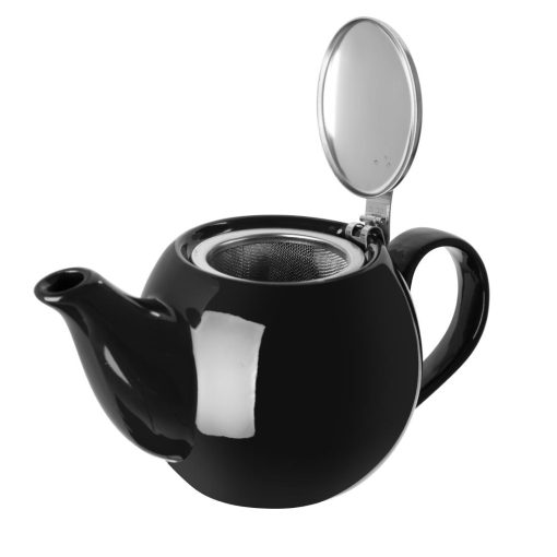 Olympia Cafe Teapot Black (CU958)