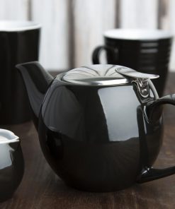 Olympia Cafe Teapot Black (CU958)