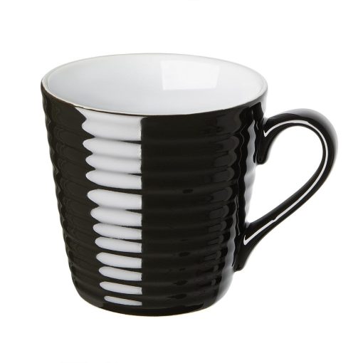 Olympia Cafe Aroma Mug Black - 340ml Pack of 6 (CU959)