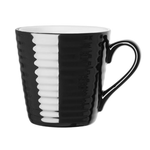 Olympia Cafe Aroma Mug Black - 340ml Pack of 6 (CU959)