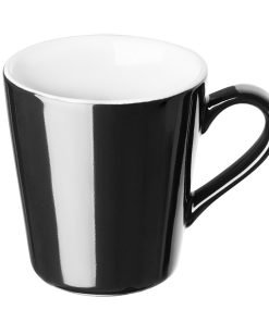 Olympia Cafe Flat White Cup Black - 170ml Pack of 12 (CU961)