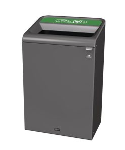 Rubbermaid Configure Recycling Bin with Mixed Recycling Label Green 125Ltr (CX962)