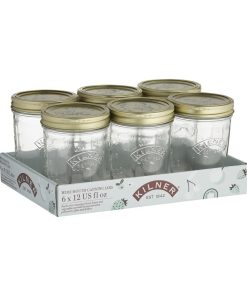 Kilner Wide Mouth 350ml Jar Pack of 6 (DK792)