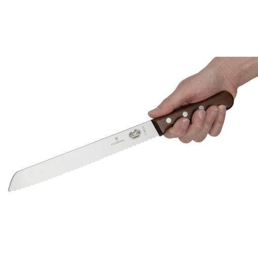 Victorinox Wooden Handled Serrated Bread Knife 21-5cm (DP582)