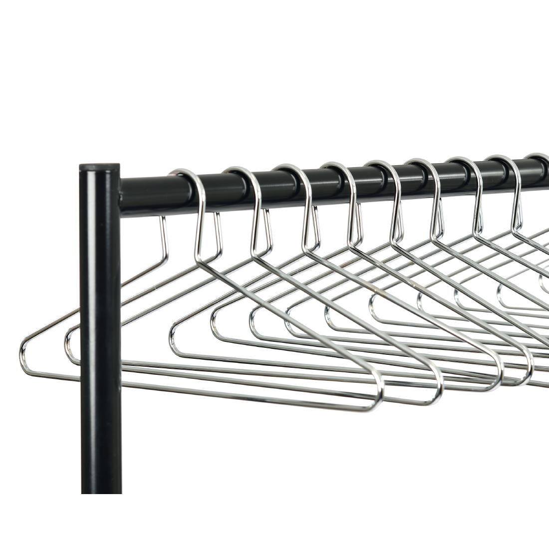 Chrome Plated Captive Steel Hangers Pack of 50 (DP715)