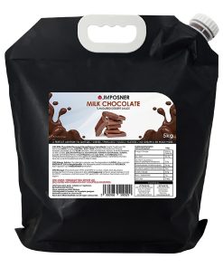JM Posner Liquid Milk Chocolate Sauce Spout Bag 5kg (DX518)