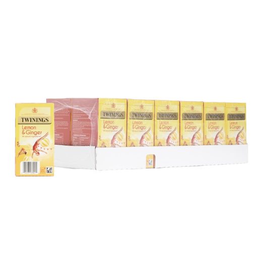 Twinings Lemon and Ginger Enveloped Tea Bags Pack of 240 (DZ462)