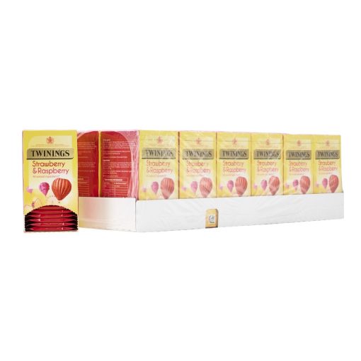 Twinings Strawberry and Raspberry Enveloped Tea Bags Pack of 240 (DZ465)