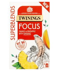 Twinings Superblends Focus Tea Bags Pack of 80 (DZ470)