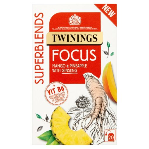 Twinings Superblends Focus Tea Bags Pack of 80 (DZ470)