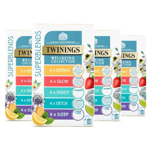 Twinings Superblends Wellbeing Collection Tea Bags Pack of 80 (DZ471)