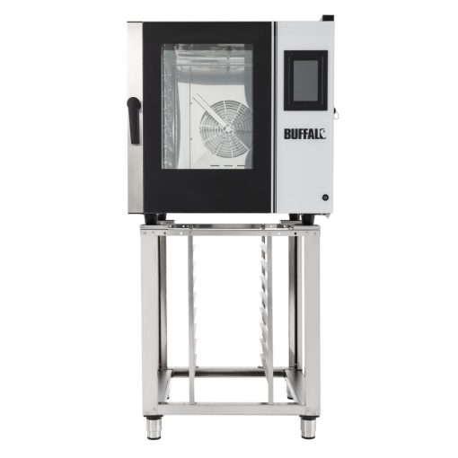 Buffalo Freestanding Smart Touchscreen Combi Oven 7 x GN 1-1 with Installation Kit (SA770)