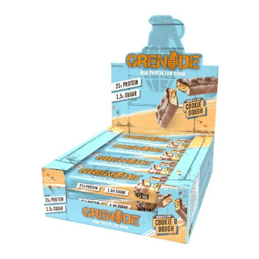 Grenade Protein Bar Choc Chip Cookie Dough 60g Pack of 12 (CZ776)