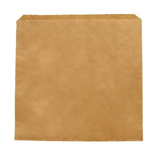 Vegware Compostable Paper Sandwich Bags Kraft - 7x7 Pack of 1000 (DX574)