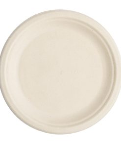 Vegware Compostable Nourish Moulded Fibre Plate Natural 7-178mm Pack of 500 (DX582)