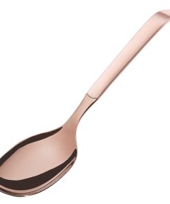 Amefa Buffet Small Serving Spoon Copper Pack of 12 (DX651)