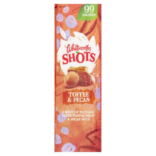 Whitworths Toffee and Pecan Shots 25g Pack of 14 (DZ488)