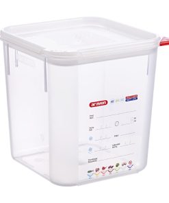 Araven Squared Transparent Polypropylene Container with Lid 4Ltr (FU101)