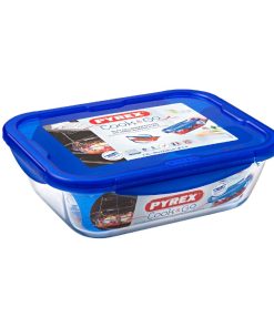 Pyrex Cook and Go Large Rectangular Dish With Lid 3-3Ltr (FU133)