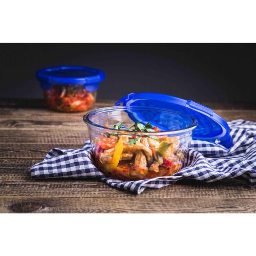 Pyrex Cook and Go Medium Round Dish With Lid 1-6Ltr (FU134)