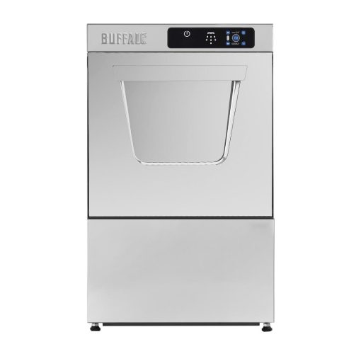 Buffalo Digital Undercounter Glass Washer 400mm Basket 2-9kW (DK773)