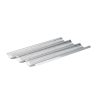 De Buyer Perforated Baguette Baking Tray Stainless Steel 245x400mm Pack 3 (DZ727)