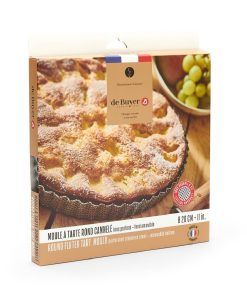 De Buyer Perforated Tart Mould with Removable Base 280x25mm (DZ736)