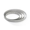 De Buyer Perforated Fluted Stainless Steel Tart Ring 240mm (DZ741)