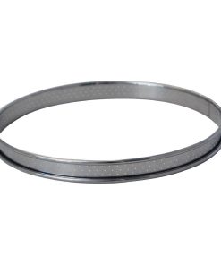 De Buyer Perforated Tart Ring Rolled Edge 280mm (DZ752)