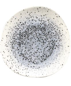 Churchill Studio Prints Mineral Blue Centre Organic Round Plates 210mm Pack of 12 (FC127)