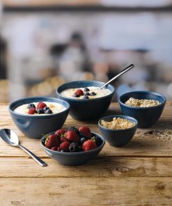 Churchill Super Vitrified Nourish Oslo Snack Bowl Blue 130mm Pack of 12 (FD822)