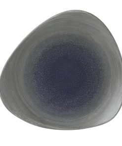 Churchill Stonecast Aqueous Lotus Plates Grey 178mm Pack of 12 (FD858)