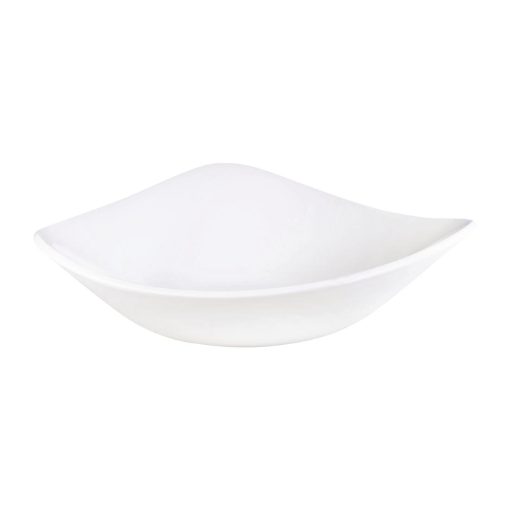 Vellum White Triangle Bowl 21oz Box 12 (FJ826)