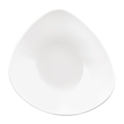 Vellum White Triangle Bowl 21oz Box 12 (FJ826)