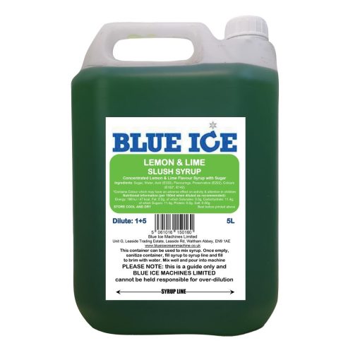 Blue Ice Slush Mix Lemon and Lime Flavour 5Ltr (FU110)