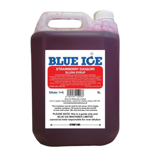 Blue Ice Slush Mix Strawberry Daiquiri Flavour 5Ltr (FU114)