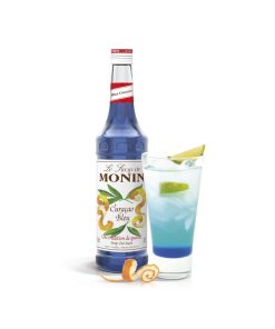 Monin Premium Blue Curacao Syrup 700ml (FU441)