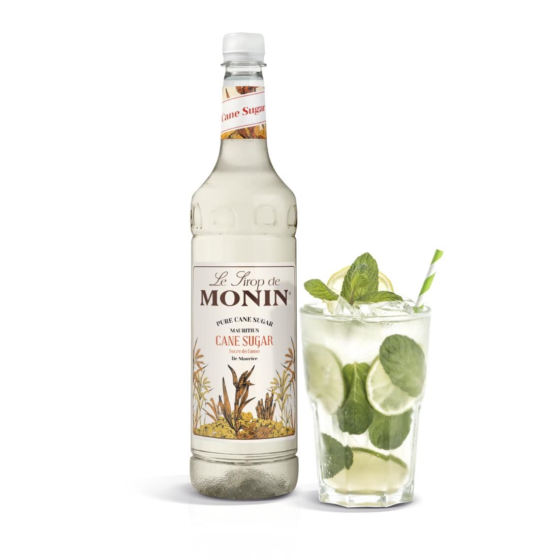 Monin Premium Pure Cane Sugar Syrup 1Ltr (FU451)