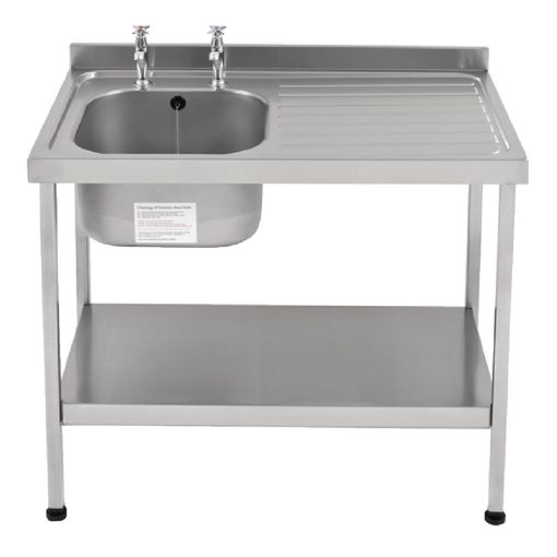 KWC DVS Self Assembly Stainless Steel Sink Right Hand Drainer 1000x600mm (P049)