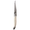 Laguiole Serrated Steak Knives Ivory Handle Pack of 6 (V596)