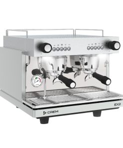 Crem EX2 2 Group Compact Traditional Espresso Machine Light Grey (DM266)