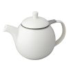 Forlife White Curve Teapot 24oz (DX486)