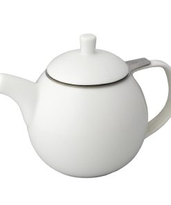 Forlife White Curve Teapot 24oz (DX486)