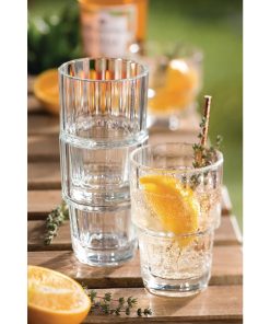 Utopia Lucent Nepal Stacking Tumblers 310ml Pack of 6 (FU606)